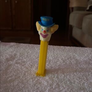 Pez Clown Action Figure with Yellow and Blue Hat